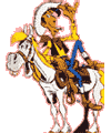 Lucky Luke para colorir